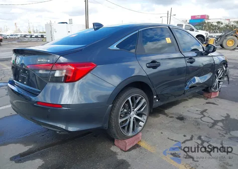 2024 Honda Civic Touring из США, поврежденный, VIN 2HGFE1F96RH303298